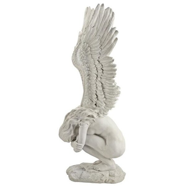 Remembrance and Redemption Angel Statue naked Large Wings Sculpture